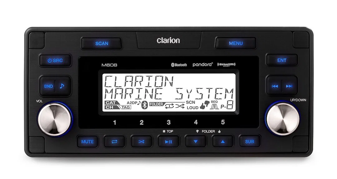 010-03194-00 – CLARION Radio, Marine Use AM/ FM With Weatherband Tuner And SiriusXM-Ready® Satellite Radio(Tuner And ...